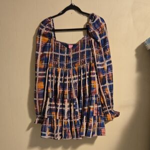 Sincerely Ours Kinsley Grunge Plaid Dress